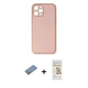 MARSİLYAN™- iPhone 12 Pro Max Kılıf Yadigar Klasik - Siyah Mat Seramik Nano Ekran Koruyucu + Shine Kamera Lens Koruma Cam - GS
