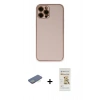 MARSİLYAN™- iPhone 12 Pro Max Kılıf Yadigar Klasik - Siyah Mat Seramik Nano Ekran Koruyucu + Yeşil Renkli Kamera Lens Koruma Cam