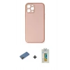 MARSİLYAN™- iPhone 12 Pro Max Kılıf Yadigar Klasik - Siyah Polymer Nano Ekran Koruyucu + Shine Kamera Lens Koruma Cam - GD