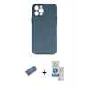 MARSİLYAN™- iPhone 12 Pro Max Kılıf Yadigar Yansıma Serisi - Şeffaf Royal Nano Ekran Koruyucu + Shine Kamera Lens Koruma Cam - GD
