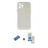 MARSİLYAN™- iPhone 12 Pro Max Kılıf Yadigar Yansıma Serisi - Şeffaf Royal Nano Ekran Koruyucu + Shine Kamera Lens Koruma Cam - GD