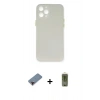 MARSİLYAN™- iPhone 12 Pro Max Kılıf Yadigar Yansıma Serisi - Siyah Joko Magic 5D Hayalet Cam + Metal Kamera Lens Koruma Cam - KI