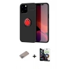 MARSİLYAN™- iPhone 12 Pro Max Kılıf Yankı Form Prime - Şeffaf Temperli Cam Ekran Koruyucu + Shine Kamera Lens Koruma Cam - SABE