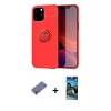MARSİLYAN™- iPhone 12 Pro Max Kılıf Yankı Form Prime - Siyah 34D Izgaralı Cam + Metal Kamera Lens Koruma Cam - GD