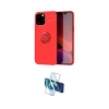 MARSİLYAN™- iPhone 12 Pro Max Kılıf Yankı Form Prime - Siyah 3D Antistatik Cam Ekran Koruyucu
