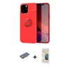 MARSİLYAN™- iPhone 12 Pro Max Kılıf Yankı Form Prime - Siyah 6D Mat Seramik Hayalet Nano Ekran Koruyucu + Renkli Kamera Lens Koruma Cam - TU