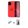 MARSİLYAN™- iPhone 12 Pro Max Kılıf Yankı Form Prime - Siyah Bilvis Hayalet Cam Ekran Koruyucu + Shine Kamera Lens Koruma Cam - MI