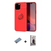MARSİLYAN™- iPhone 12 Pro Max Kılıf Yankı Form Prime - Siyah Bilvis Hayalet Cam Ekran Koruyucu + Shine Kamera Lens Koruma Cam - PE