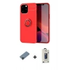 MARSİLYAN™- iPhone 12 Pro Max Kılıf Yankı Form Prime - Siyah Bilvis Hayalet Cam Ekran Koruyucu + Shine Kamera Lens Koruma Cam - SH