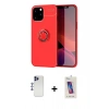 MARSİLYAN™- iPhone 12 Pro Max Kılıf Yankı Form Prime - Siyah Joko 5D Cam + Shine Kamera Lens - LT