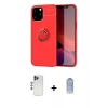 MARSİLYAN™- iPhone 12 Pro Max Kılıf Yankı Form Prime - Siyah Joko Magic 5D Cam + Shine Kamera Lens - LT