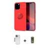 MARSİLYAN™- iPhone 12 Pro Max Kılıf Yankı Form Prime - Siyah Joko Magic 5D Hayalet Cam + Shine Kamera Lens - LT