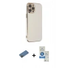 MARSİLYAN™- iPhone 12 Pro Max Kılıf Yankı Serisi - Şeffaf Royal Nano Ekran Koruyucu + Shine Kamera Lens Koruma Cam - GD