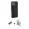 MARSİLYAN™- iPhone 12 Pro Max Kılıf Yankı Serisi - Şeffaf Royal Nano Ekran Koruyucu + Shine Kamera Lens Koruma Cam - GD