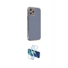 MARSİLYAN™- iPhone 12 Pro Max Kılıf Yankı Serisi - Siyah 3D Antistatik Cam Ekran Koruyucu