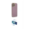 MARSİLYAN™- iPhone 12 Pro Max Kılıf Yankı Serisi - Siyah 3D Antistatik Cam Ekran Koruyucu