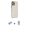 MARSİLYAN™- iPhone 12 Pro Max Kılıf Yankı Serisi - Siyah Joko Magic 5D Cam + Shine Kamera Lens Koruma Cam - MI