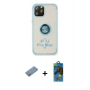 MARSİLYAN™- iPhone 12 Pro Max Kılıf Yörünge Çizgi - Siyah 18D Cam Ekran Koruyucu + Shine Kamera Lens Koruma Cam - GS