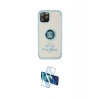 MARSİLYAN™- iPhone 12 Pro Max Kılıf Yörünge Çizgi - Siyah 3D Antistatik Cam Ekran Koruyucu