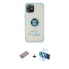 MARSİLYAN™- iPhone 12 Pro Max Kılıf Yörünge Çizgi - Siyah 3D Antistatik Seramik Nano Ekran Koruyucu + Shine Kamera Lens Koruma Cam - SABE