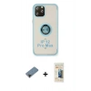 MARSİLYAN™- iPhone 12 Pro Max Kılıf Yörünge Çizgi - Siyah 6D Mat Seramik Hayalet Nano Ekran Koruyucu + Shine Kamera Lens Koruma Cam - SH
