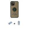 MARSİLYAN™- iPhone 12 Pro Max Kılıf Yörünge Çizgi - Siyah Joko Magic 5D Cam + Shine Kamera Lens Koruma Cam - MI