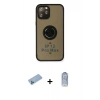 MARSİLYAN™- iPhone 12 Pro Max Kılıf Yörünge Çizgi - Siyah Joko Magic 5D Cam + Shine Kamera Lens Koruma Cam - MI