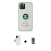 MARSİLYAN™- iPhone 12 Pro Max Kılıf Yörünge Çizgi - Siyah Joko Magic 5D Hayalet Cam + Shine Kamera Lens - LT