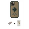 MARSİLYAN™- iPhone 12 Pro Max Kılıf Yörünge Çizgi - Siyah Mat Seramik Nano Ekran Koruyucu + Shine Kamera Lens Koruma Cam - SABE