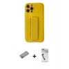 MARSİLYAN™- iPhone 12 Pro Max Kılıf Yörünge Yansıma - Şeffaf Uv Polymer Nano Ekran Koruyucu + Shine Kamera Lens Koruma Cam - SABE