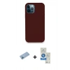 MARSİLYAN™- iPhone 12 Pro Max Kılıf Zirve Modern Özel Seri - Şeffaf Royal Nano Ekran Koruyucu + Shine Kamera Lens Koruma Cam - MI