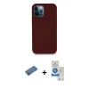 MARSİLYAN™- iPhone 12 Pro Max Kılıf Zirve Modern Özel Seri - Şeffaf Royal Nano Ekran Koruyucu + Shine Kamera Lens Koruma Cam - GD