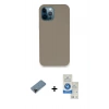 MARSİLYAN™- iPhone 12 Pro Max Kılıf Zirve Modern Özel Seri - Şeffaf Royal Nano Ekran Koruyucu + Shine Kamera Lens Koruma Cam - SH