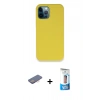 MARSİLYAN™- iPhone 12 Pro Max Kılıf Zirve Modern Özel Seri - Siyah 5D Eko Cam Ekran Koruyucu + Renkli Kamera Lens Koruma Cam - PE