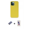 MARSİLYAN™- iPhone 12 Pro Max Kılıf Zirve Modern Özel Seri - Siyah Joko 5D Cam + Metal Kamera Lens Koruma Cam - GD
