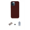 MARSİLYAN™- iPhone 12 Pro Max Kılıf Zirve Modern Özel Seri - Siyah Joko Magic 5D Cam + Shine Kamera Lens Koruma Cam - SABE