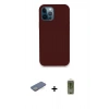 MARSİLYAN™- iPhone 12 Pro Max Kılıf Zirve Modern Özel Seri - Siyah Joko Magic 5D Hayalet Cam + Renkli Kamera Lens Koruma Cam - YL