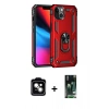 MARSİLYAN™- iPhone 13 Kılıf Ahenk Klasik Koleksiyonu - Şeffaf 360 Full Body Arka Koruyucu + PVD Metal Kamera Lens - NLGY