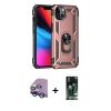 MARSİLYAN™- iPhone 13 Kılıf Ahenk Klasik Koleksiyonu - Şeffaf 360 Full Body Arka Koruyucu + Raze Metal Kamera Lens - MI