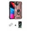 MARSİLYAN™- iPhone 13 Kılıf Ahenk Klasik Koleksiyonu - Şeffaf 360 Full Body Arka Koruyucu + Renkli Kamera Lens Koruma Cam - TU