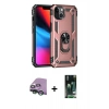 MARSİLYAN™- iPhone 13 Kılıf Ahenk Klasik Koleksiyonu - Şeffaf 360 Full Body Arka Koruyucu + Raze Metal Kamera Lens - YL