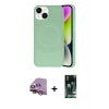 MARSİLYAN™- iPhone 13 Kılıf Ufuk Serisi - Şeffaf 360 Full Body Arka Koruyucu + Raze Metal Kamera Lens - PE