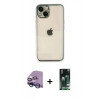 MARSİLYAN™- iPhone 13 Kılıf Vadi Minimal - Şeffaf 360 Full Body Arka Koruyucu + Raze Metal Kamera Lens - MI