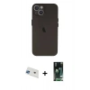 MARSİLYAN™- iPhone 13 Kılıf Yadigar Yansıma Serisi - Şeffaf 360 Full Body Arka Koruyucu + Rainbow Kamera Lens Koruma Cam - MI