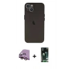MARSİLYAN™- iPhone 13 Kılıf Yadigar Yansıma Serisi - Şeffaf 360 Full Body Arka Koruyucu + Raze Metal Kamera Lens - PE