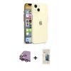 MARSİLYAN™- iPhone 13 Mini Kılıf Atlas Minimal Prime - Siyah 6D Mat Seramik Hayalet Nano Ekran Koruyucu + Raze Metal Kamera Lens - PE