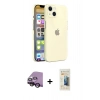 MARSİLYAN™- iPhone 13 Mini Kılıf Atlas Minimal Prime - Siyah 6D Mat Seramik Hayalet Nano Ekran Koruyucu + Raze Metal Kamera Lens - SH