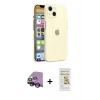 MARSİLYAN™- iPhone 13 Mini Kılıf Atlas Minimal Prime - Siyah Mat Seramik Nano Ekran Koruyucu + Raze Metal Kamera Lens - SH