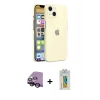 MARSİLYAN™- iPhone 13 Mini Kılıf Atlas Minimal Prime - Siyah Polymer Nano Ekran Koruyucu + Raze Metal Kamera Lens - SH