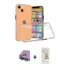 MARSİLYAN™- iPhone 13 Mini Kılıf Nova Asil Özel Seri - Siyah Mat Seramik Nano Ekran Koruyucu + Raze Metal Kamera Lens - YL